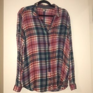 Lucky brand plaid top